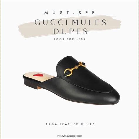 gucci mules dupe uk